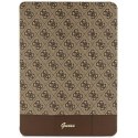 Guess GUFCP12PS4SGW iPad Pro 12.9" brązowy/brown 4G Stripe Allover