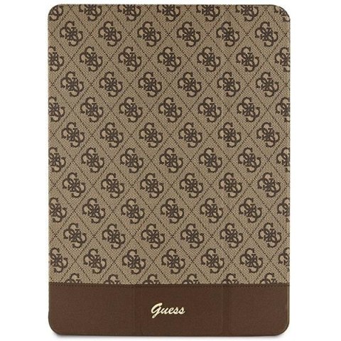 Guess GUFCP12PS4SGW iPad Pro 12.9" brązowy/brown 4G Stripe Allover