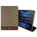 Guess GUFCP12PS4SGW iPad Pro 12.9" brązowy/brown 4G Stripe Allover