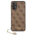 Guess GUHCA32GF4GBR A326 A32 5G brązowy/brown hard case 4G Charms Collection