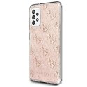 Guess GUHCA32PCU4GLPI A326 A32 5G różowy/pink hard case 4G Glitter