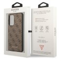 Guess GUHCA53GF4GBR A53 5G A536 brązowy/brown hardcase 4G Charms Collection