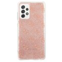 Guess GUHCA72PCU4GLPI A72 A725 różowy/pink hard case 4G Glitter