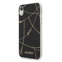 Guess GUHCI61PCUCHBK iPhone Xr czarny/black hardcase Gold Chain Collection