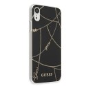 Guess GUHCI61PCUCHBK iPhone Xr czarny/black hardcase Gold Chain Collection