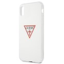 Guess GUHCI61PCUCTLWH iPhone Xr biały/white hardcase Triangle Collection