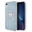 Guess GUHCI61PCUJULLB iPhone Xr niebieski/light blue hardcase Jeans Collection