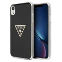 Guess GUHCI61PCUMPTBK iPhone Xr czarny/black hardcase Metallic Collection