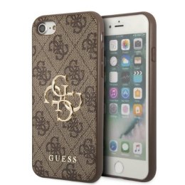 Guess GUHCI84GMGBR iPhone 7/8/SE 2020 / SE 2022 brązowy/brown hardcase 4G Big Metal Logo