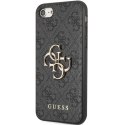 Guess GUHCI84GMGGR iPhone 7/8/SE 2020 / SE 2022 szary/grey hardcase 4G Big Metal Logo