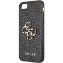 Guess GUHCI84GMGGR iPhone 7/8/SE 2020 / SE 2022 szary/grey hardcase 4G Big Metal Logo