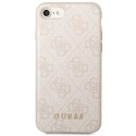 Guess GUHCI8G4GFPI iPhone SE 2022 / 2020 / 7 / 8 różowy/pink hard case 4G Metal Gold Logo