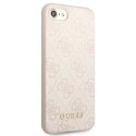 Guess GUHCI8G4GFPI iPhone SE 2022 / 2020 / 7 / 8 różowy/pink hard case 4G Metal Gold Logo