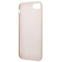 Guess GUHCI8G4GFPI iPhone SE 2022 / 2020 / 7 / 8 różowy/pink hard case 4G Metal Gold Logo