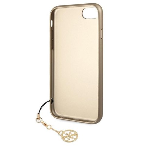 Guess GUHCI8GF4GBR iPhone 7/8/SE 2020 / SE 2022 brown/brązowy hard case 4G Charms Collection