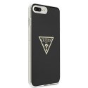 Guess GUHCI8LPCUMPTBK iPhone 8 Plus /7 Plus czarny/black hardcase Metallic Collection