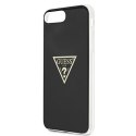 Guess GUHCI8LPCUMPTBK iPhone 8 Plus /7 Plus czarny/black hardcase Metallic Collection