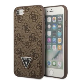 Guess GUHCI8P4TPW iPhone 7/8 SE 2020 / SE 2022 hardcase brązowy/brown hardcase 4G Triangle Logo Cardslot