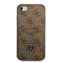 Guess GUHCI8P4TPW iPhone 7/8 SE 2020 / SE 2022 hardcase brązowy/brown hardcase 4G Triangle Logo Cardslot