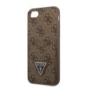 Guess GUHCI8P4TPW iPhone 7/8 SE 2020 / SE 2022 hardcase brązowy/brown hardcase 4G Triangle Logo Cardslot