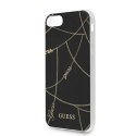 Guess GUHCI8PCUCHBK iPhone 7/8/SE 2020 / SE 2022 czarny/black hardcase Gold Chain Collection