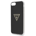 Guess GUHCI8PCUMPTBK iPhone 7/8/SE 2020 / SE 2022 czarny/black hardcase Metallic Collection