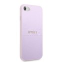 Guess GUHCI8PSASBPU iPhone 7/8 / SE 2020 / SE 2022 hardcase fioletowy/purple Saffiano Hot Stamp & Metal Logo