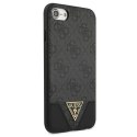 Guess GUHCI8PU4GHBK iPhone 7/8/SE 2020 / SE 2022 szary/grey hardcase 4G Triangle Collection