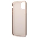 Guess GUHCN61G4GFPI iPhone 11 / Xr 6,1" różowy/pink hard case 4G Metal Gold Logo