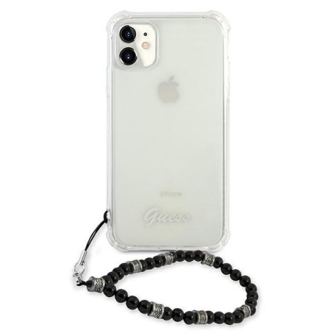 Guess GUHCN61KPSBK iPhone 11 6,1" / Xr Transparent hardcase Black Pearl