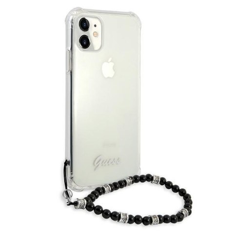 Guess GUHCN61KPSBK iPhone 11 6,1" / Xr Transparent hardcase Black Pearl