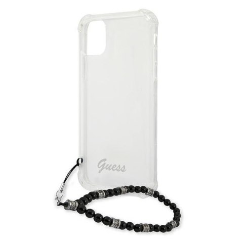 Guess GUHCN61KPSBK iPhone 11 6,1" / Xr Transparent hardcase Black Pearl