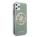 Guess GUHCN65PCUGLKA iPhone 11 Pro Max khaki hard case 4G Circle Glitter