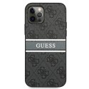 Guess GUHCP12L4GDGR iPhone 12 Pro Max 6,7" szary/grey hardcase 4G Stripe