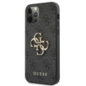 Guess GUHCP12L4GMGGR iPhone 12 Pro Max 6,7" szary/grey hardcase 4G Big Metal Logo