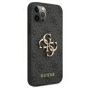 Guess GUHCP12L4GMGGR iPhone 12 Pro Max 6,7" szary/grey hardcase 4G Big Metal Logo