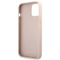 Guess GUHCP12LG4GFPI iPhone 12 Pro Max 6,7" różowy/pink hard case 4G Metal Gold Logo