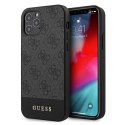 Guess GUHCP12LG4GLGR iPhone 12 Pro Max 6,7" szary/grey hardcase 4G Stripe Collection