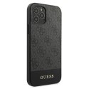 Guess GUHCP12LG4GLGR iPhone 12 Pro Max 6,7" szary/grey hardcase 4G Stripe Collection