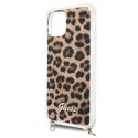 Guess GUHCP12LKCLEO iPhone 12 Pro Max 6,7" Leopard hardcase Gold Strap