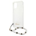 Guess GUHCP12LKPSWH iPhone 12 Pro Max 6,7" Transparent hardcase White Pearl