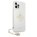 Guess GUHCP12LKS4GGO iPhone 12 Pro Max 6,7" Transparent hardcase 4G Gold Charms Collection