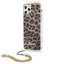 Guess GUHCP12LKSLEO iPhone 12 Pro Max 6,7" Leopard hardcase Gold Chain