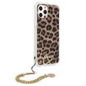 Guess GUHCP12LKSLEO iPhone 12 Pro Max 6,7" Leopard hardcase Gold Chain