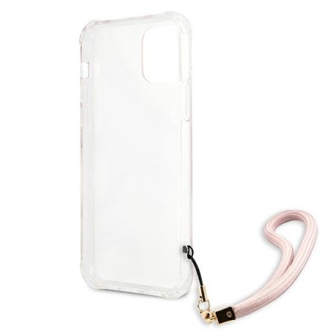 Guess GUHCP12LKSMAPI iPhone 12 Pro Max 6,7" różowy/pink hardcase Marble Collection