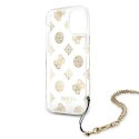 Guess GUHCP12LKSPEGO iPhone 12 Pro Max 6,7" złoty/gold hardcase Peony Chain Collection