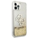 Guess GUHCP12LLG4GGO iPhone 12 Pro Max 6,7" złoty/gold hardcase 4G Big Liquid Glitter