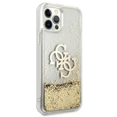 Guess GUHCP12LLG4GGO iPhone 12 Pro Max 6,7" złoty/gold hardcase 4G Big Liquid Glitter