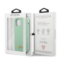 Guess GUHCP12LLSLMGGN iPhone 12 Pro Max 6,7" zielony/green hardcase Metal Logo Script