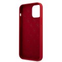 Guess GUHCP12LLSLMGRE iPhone 12 Pro Max 6,7" czerwony/red hardcase Metal Logo Script